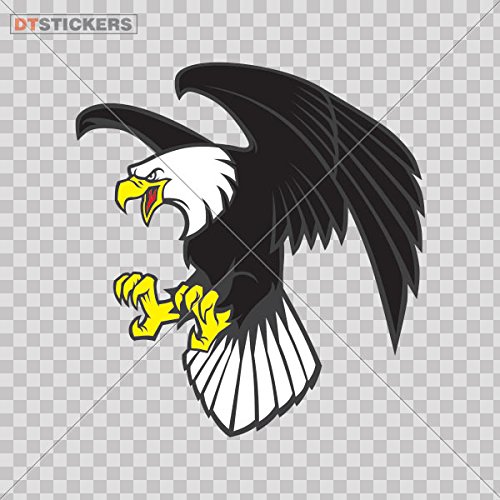 Decal Stickers Eagle Mobil Laptop I Phone Window Store Motorbike Boat (8 X 7,44 In. ) Fully Waterproof Printed vinyl sticker
