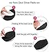 Dr. Foot Self-Adhesive Non-Skid Shoe Pads Anti Slip Shoe Grips for High Heels, Anti-Shedding Non-Slip Rubber Sole Protectors (3 Pairs)