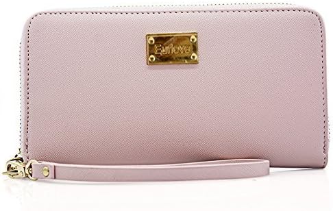 Women Leather Wallets to Organize Your Cash, Passport, Card, and Phone with Removable Wristlet Strap