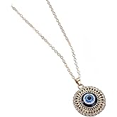 ODTGB Evil Eye Necklaces 925 Sterling Silver Evil Eye Protection Necklace Amulet Jewelry Gifts for Women (3)