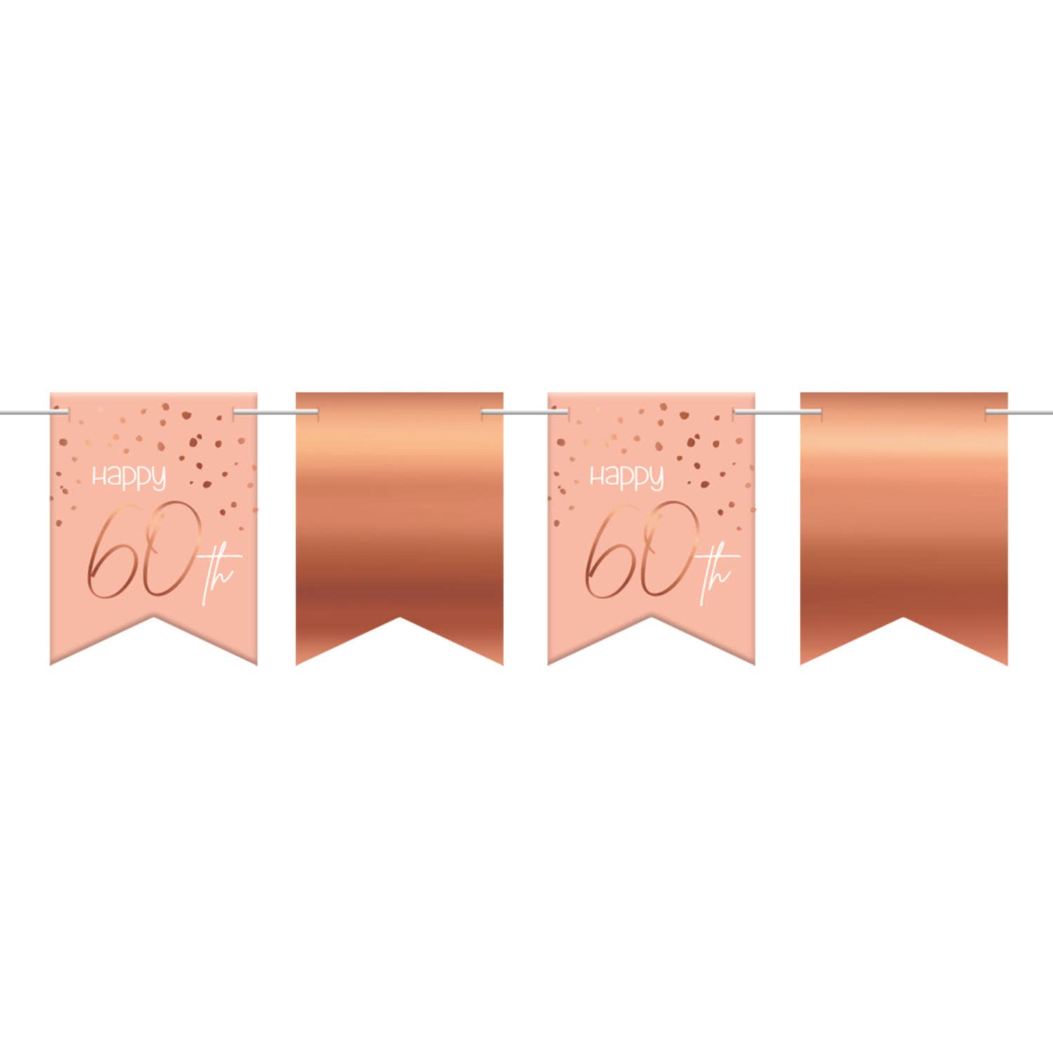 Folat 67460 Elegant Lush Blush Bunting 60 Years 6 Metres Number — image 1
