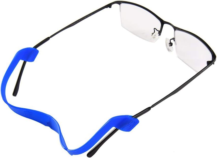 BENEKING Anti-slip Glasses Strap Sports Glasses Strap Holder Anti-Slip Silicone Glasses Straps Soft Eyewear Retainer Eyeglasses Holder for Kids Adult Sports Glasses chain 8 Pieces