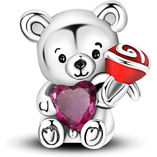 Amazon.com: Colorful Drip Zirconia Panda Charm 925 Sterling