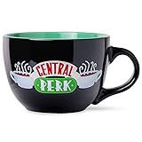 Silver Buffalo FRIENDS Central Perk Black Ceramic