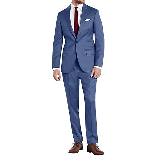 Men's Slim Fit Suits Pieces Suit Formal Dress Suit Blazer Pants