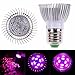 Tuscom E27 10W LED Grow Light Veg Flower Indoor Plant Hydroponics Full Spectrum Lamp