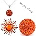 RUBYCA Pave Czech Crystal Disco Ball Clay Beads fit Shamballa Jewelry (20pcs, 10mm, Orange)