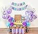 Mermaid Birthday Party Supplies and Decorations for Girls Birthday Party, 64 Piece Pack of Balloons, Flower Pom Poms, Cupcake Toppers and Hats by Bash Supplies