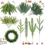 Syhood 40 Pcs Greenery Christmas Artificial