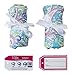 Turbie Twist Microfiber Hair Towel Wrap for Women and Men | 2 Pack | Bathroom Essential Accessories | Quick Dry Hair Turban for Drying Curly, Long & Thick Hair (Purple Paisley)