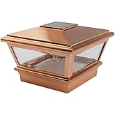 Deckorators 6 in. x 6 in. Copper Solar Light VersaCap