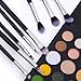 UCANBE Aromas Eyeshadow Palette + 8pcs Soft Eye Shadow Makeup Brushes Set Kit, Shimmer Matte Glitter High Pigmented Long Lasting Blending Pallet