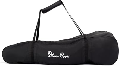 Silver Cross Universal Stroller Bag Pram Organiser Travel Bag Black