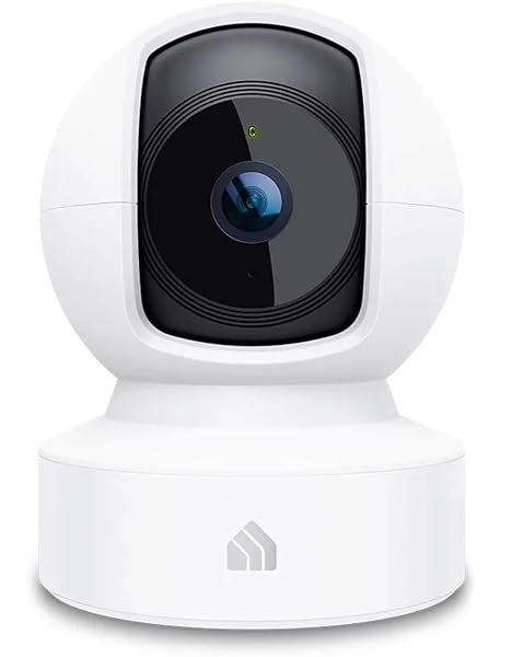 KASA INDOOR PAN/TILT SMART SECURITY CAMERA, 1080P HD DOG-CAMERA,2.4GHZ WITH NIGHT VISION,MOTION DETECTION FOR BABY AND PET MONITOR, CLOUD & SD CARD STORAGE, WORKS WITH ALEXA& GOOGLE HOME (EC70), WHITE