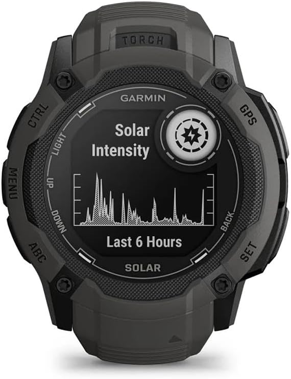 Garmin Instinct 2X Solar 50mm GPS Smartwatch Sports Health Monitoring Graphite
