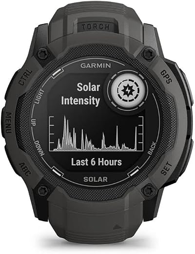 Garmin Instinct 2X Solar 50mm GPS Smartwatch Sports Health Monitoring Graphite