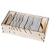 The Broken Token Board Game Organizer - Splendor and Cities Expansion Compatible Wood Storage Box with Multiple Trays