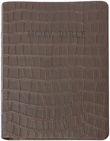 KJVER Thin Line Bible: King James Version Easy Read T-Rex Brown Ultrasoft, Personal Size