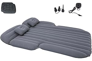 Onirii Inflatable SUV Air Mattress Bed Thickened Car Camping Air Mattress Blow Up Bed,Truck Bed Mattress,Portable Car Travel Mattress,Car Sleeping Mattress Bed for Universal SUV