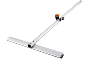 SUDEG 90cm T-Shaped Glass Cutting Tool,T Type Push Glass Cutter,Automatic Control Oiling, 18 ABS Pulley, Aluminum Alloy for T