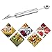 Stainless Steel Multifunctional Pineapple Corer,Peeler/Slicer & Apple Corer & Fruit Carving Knife/Spoon for DIY Fruit Salads,Desserts,Cake,Ice Cream - All in One Kitchen Gadget by LYASI (Pack of 4)
