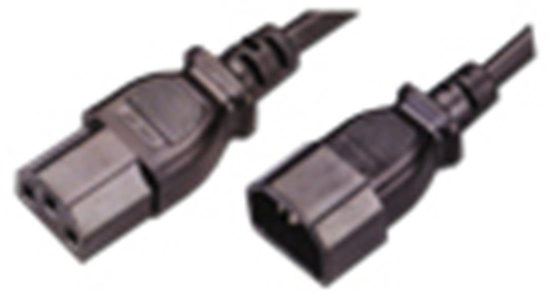 MCL IEC Power Cable 320 in 60320 °C13 (F) IEC 320 EN 60320 °C14 (M) 2 m
