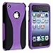 Purple 3PIECE Hard CASE Cover for iPhone 3G 3GS S New