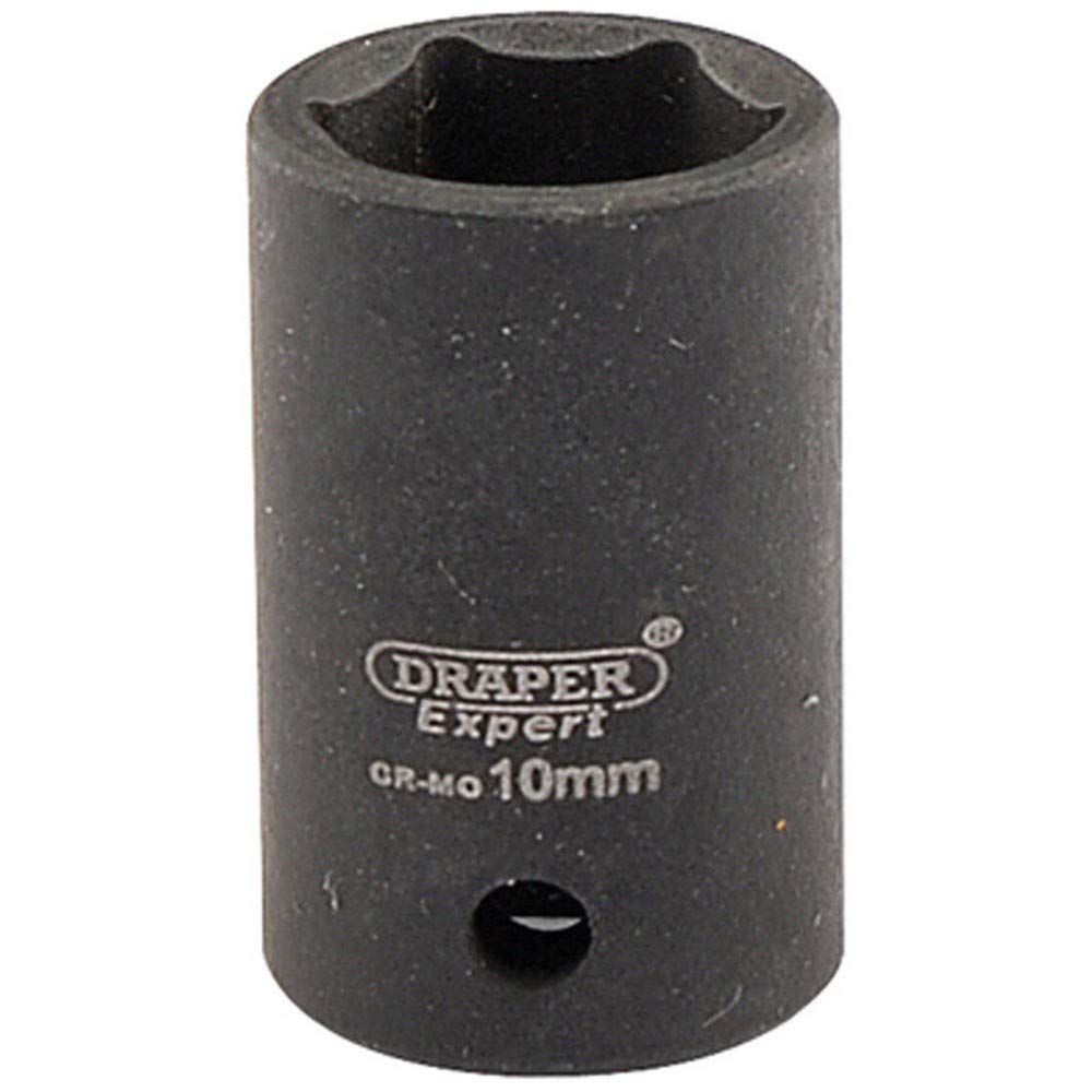Draper 5014 1/4" Square Drive Hi-Torq 6 Point Metric Impact Socket, 10 mm Size