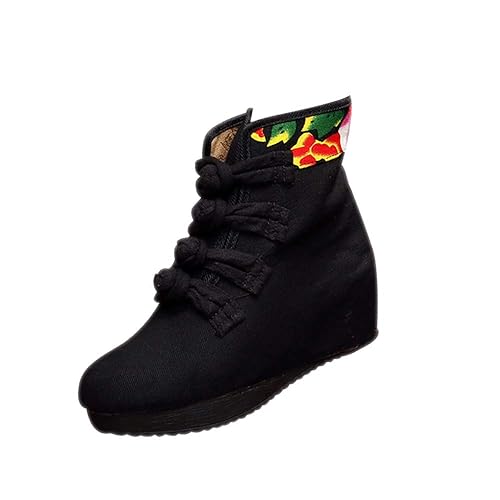 Kindoyo Chinese Traditional Old Beijing Embroidered Shoes - 