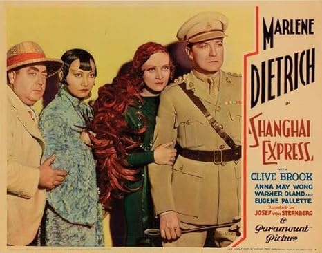 Amazon Com Posterazzi Print Shanghai Express Eugene Pallette Anna May Wong Marlene Dietrich Clive Brook 1932 Movie Poster Masterprint 28 X 22 Posters Prints