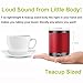 Mini Speaker Zealot S5 Portable Bluetooth Speakers Mini Wireless Music Player via Micro SD Card/USB Reader Loud Super Bass(Red Black)