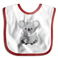 Australia Koala Bear Infant Toddler Bibs Adjustable Snaps Cute Prints Baby Bib Funny Baby Shower - Gift