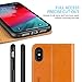 SHIELDON iPhone Xs Max Case, Genuine Leather iPhone Xs Max Wallet Case Support Auto Wake/Sleep RFID Protective Card Holder Folio Magnetic Stand Cover Compatible with iPhone Xs Max (6.5