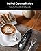 Gifbera Coffee Mixer Milk Frother Handheld Electric Battery Operated Foam Maker for Coffee Lattes, Cappuccino, Hot Chocolate, Frappe, Drink Mixer With Durable Stainless Steel Whisk