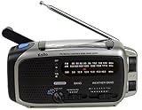 Kaito KA370 Voyager Solar/Crank AM/FM/SW NOAA Weather Radio with 5-LED flashlight