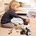 IHBUDS Remote Control Toy Robot for Kids,Touch & Sound Control, Speaks, Dance Moves, Plays Music. Built-in Coin Bank. Programmable, Rechargeable RC Robot Kit for Boys, Girls All Ages - White/Black