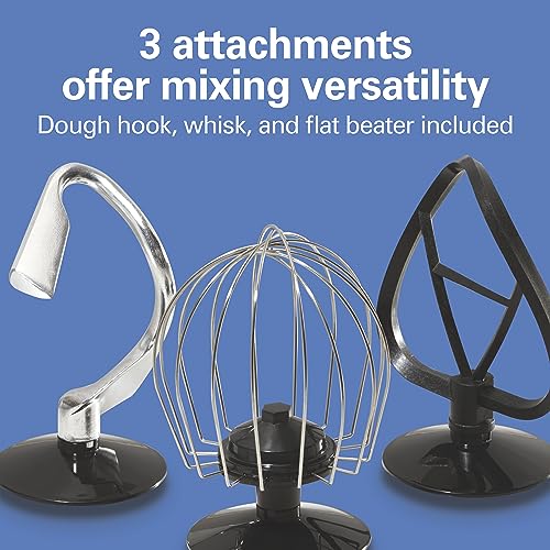 Hamilton Beach 6 Speed Electric Stand Mixer with Stainless Steel 3.5