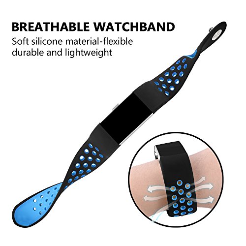 image for iGK Silicone Replacement Bands Compatible for Fitbit Charge 2, Adjusta