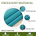 NICETOWN Blackout Curtains 63 Long - Window Treatment Thermal Insulated Solid Grommet Blackout Curtains/Panels/Drapes for Bedroom (Teal Blue=Light Blue, Set of 2 Panels, 52 by 63 Inch)