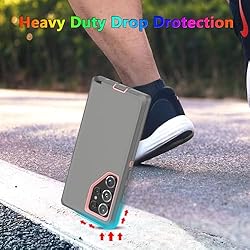MXX Case Compatible with Galaxy S24 Ultra, 3-Layer