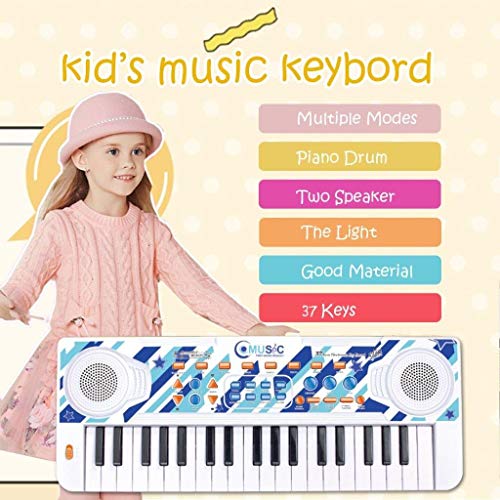 Lightahead HS-3790B 37 Key Electronic Organ Keyboard Piano Portable Multi-Function Musical Keyboard Battery or AC Powered (Certified Refurbished)
