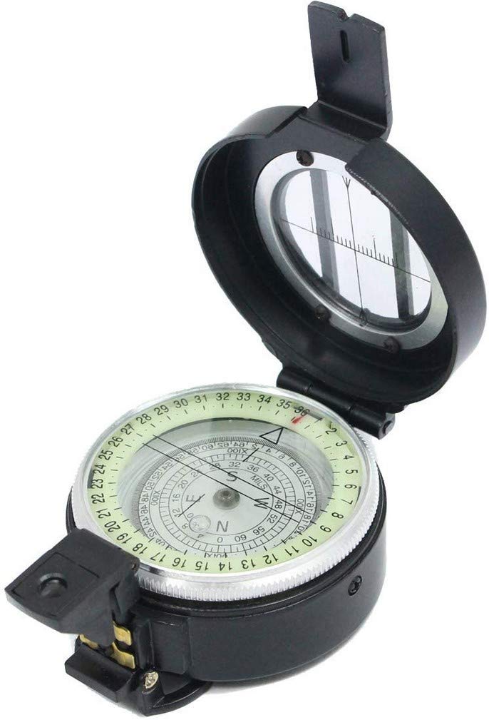 Mil-Tec Unisex - Adult Compass-15791000 Compass, Black, 90 x 62 x 38 mm