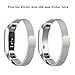 SWEES Metal Bands Compatible Fitbit Alta & Fitbit Alta HR, Milanese Loop Stainless Steel Metal Replacement Accessories Small Large for Women Men, Silver, Black, Rose Gold, Colorful Champagne