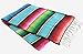 Del Mex Mexican Serape Blanket (X-Large, Turquoise)