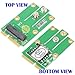 M.2 NGFF Key B to Mini PCI-E Adapter w/ SIM Card for CDMA GPS LTE