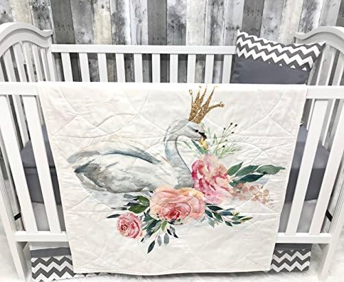 swan crib set