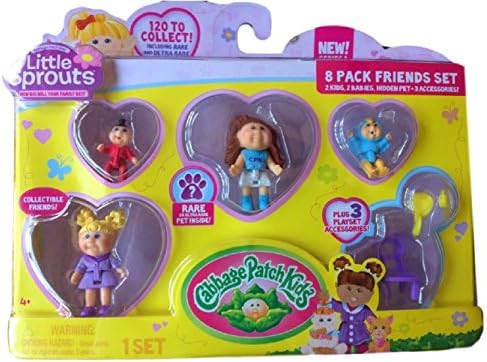 Cabbage Patch Kids Little Sprouts Friends Set 8 Pack Numbers 8 14 65 81 Series 1 Amazon Com Au Kitchen