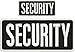 JOPROCH ERUIOLA Security 4x10 and 2x5 All White Letters with Hook on Back