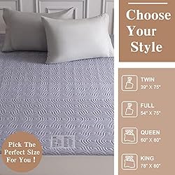 CAROMIO Full Heated Mattress Pad - Air Layer