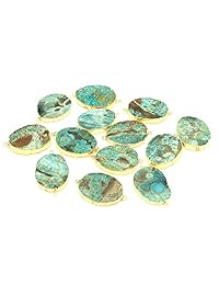 Bonnie Boho - Pulsera de cuentas con 5 pulseras y puños con piedras de jazper